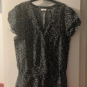 Polka dot romper